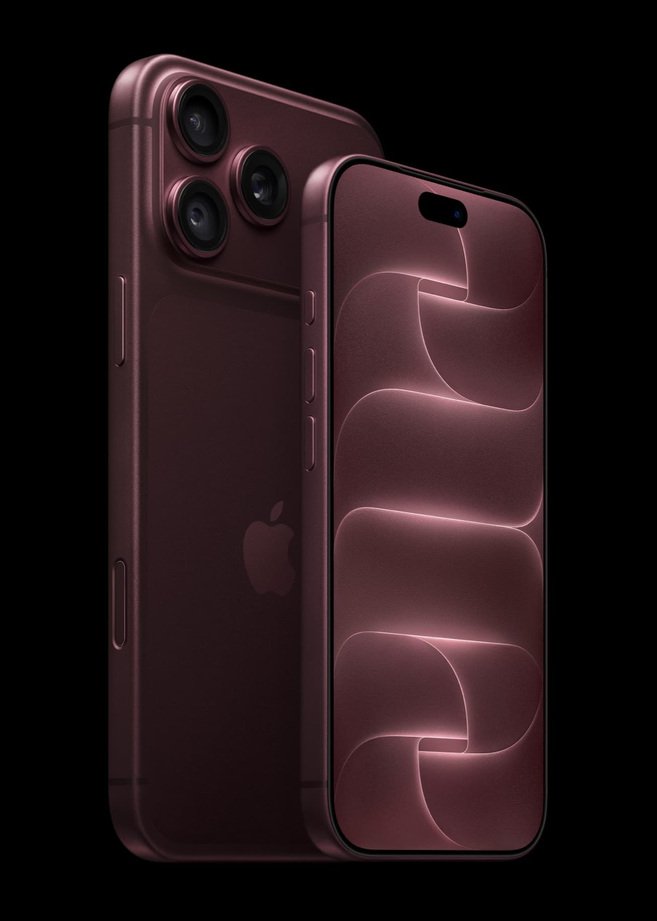 iPhone 18 Pro and iPhone 18 Pro Max in Burgundy