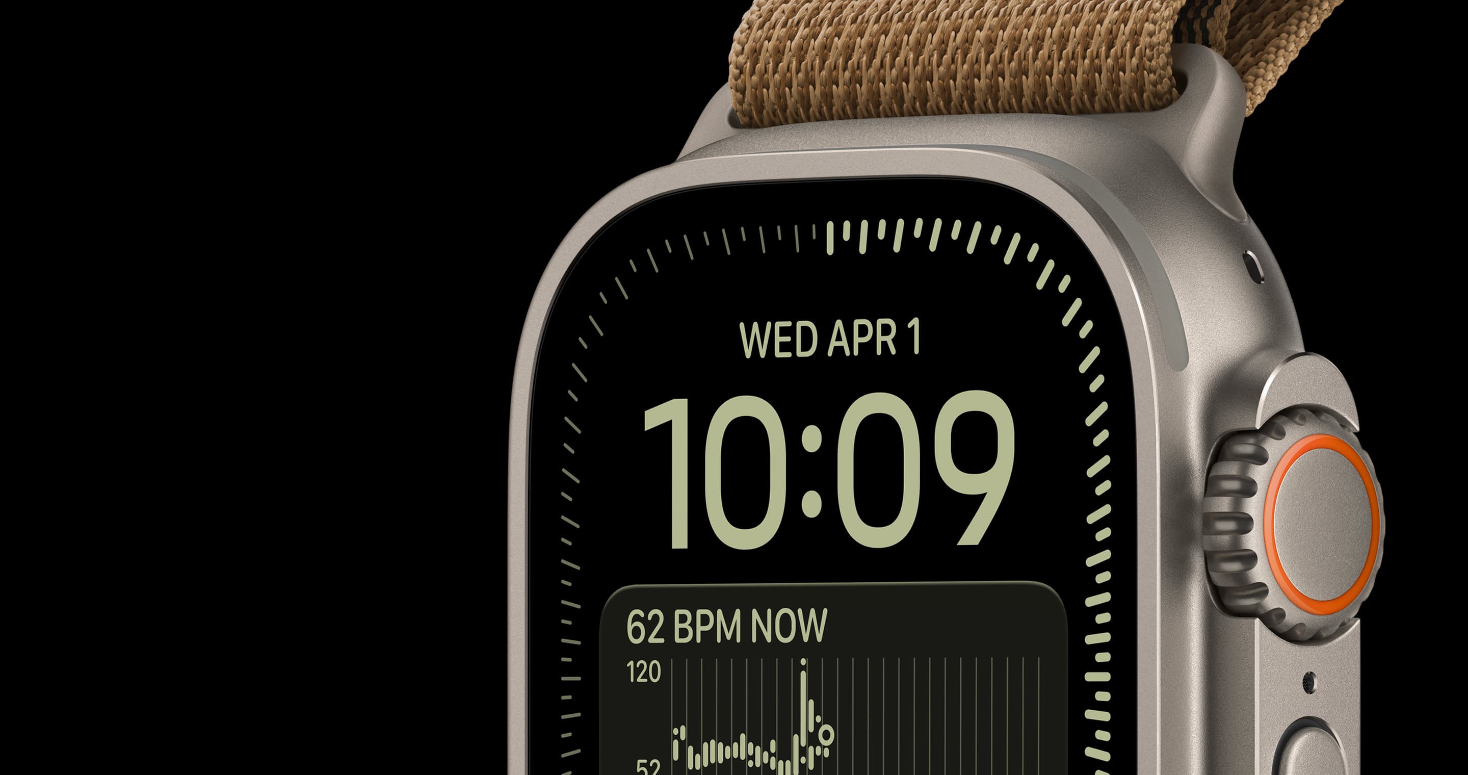 Apple Watch Ultra 4 in Natural Titanium